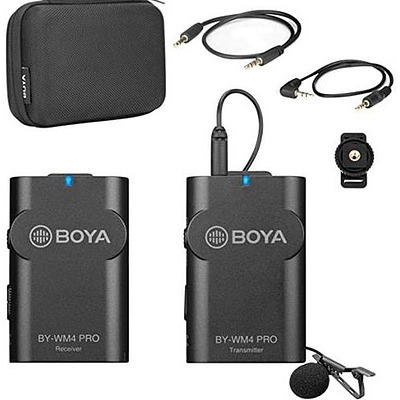 میکروفون بویا مدل wm4 pro بیسیم اصل بویا با هولوگرام اصل BOYA